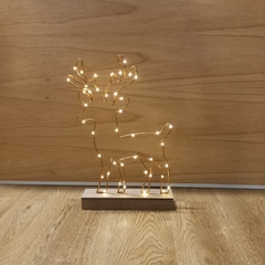 Reno adorno con luz led - comprar online