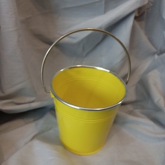 Balde Borde Plateado Con Manija 13cm - tienda online