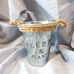 balde con soga "fleur & plants" - tienda online
