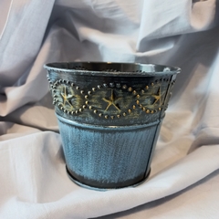 Balde Metal Vintage estrellitas 11x12 cm - comprar online