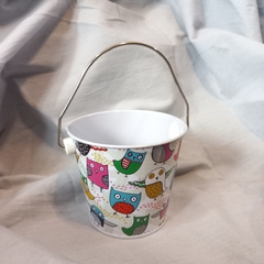 baldes metalicos 7cm varios motivos - tienda online
