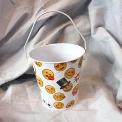 baldes metalicos 10cm varios motivos - comprar online