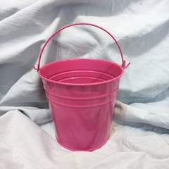 Balde Metalicos Souvenir Deco Colores 11cm