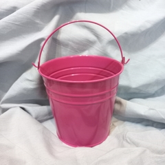 Balde Metalicos Souvenir Deco Colores 11cm - tienda online