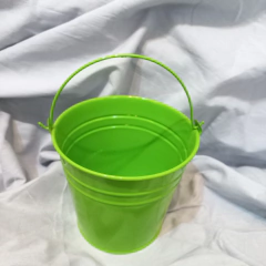 Imagen de Balde Metalicos Souvenir Deco Colores 11cm