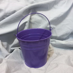 Balde Metalicos Souvenir Deco Colores 11cm en internet