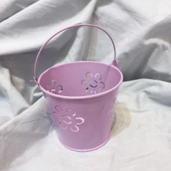 Balde CALADO FLORES Metal 9 X 10 Cm - comprar online