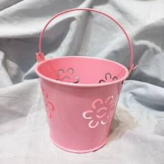Balde CALADO FLORES Metal 9 X 10 Cm en internet