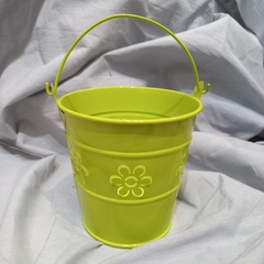 Balde CALADO FLORES Metal 10,5 X 11 Cm en internet