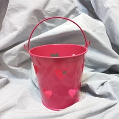 Baldes Metálicos Calados Corazón - tienda online