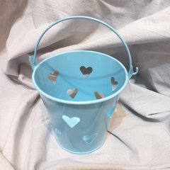 Baldes Metálicos Calados Corazón - comprar online