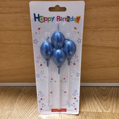 velitas de globitos para cumpleaños set x4u - Somos tu Evento