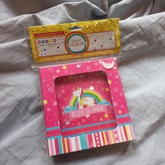 Diario Intimo En Caja Unicornio LLama 15*15