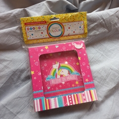 Diario Intimo En Caja Unicornio LLama 15*15 - comprar online