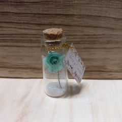 souvenir frasquito con rosa y givre en internet