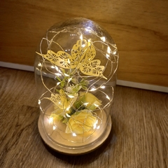CENTRO DE MESA cupula con mariposas 15x10 cm en internet