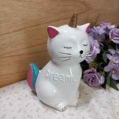 GATO UNICORNIO DE CERAMICA DECO - comprar online