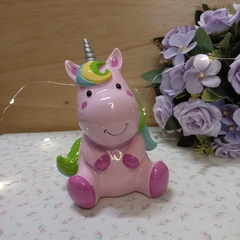Imagen de unicornio de ceramica 12 cm