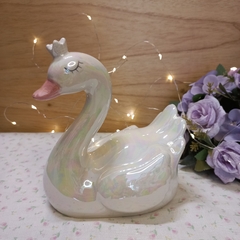 Cisne de ceramica 14 cm - comprar online