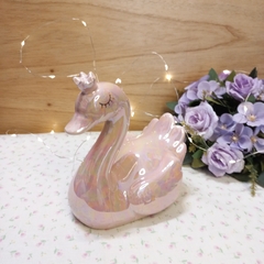 Cisne de ceramica 14 cm