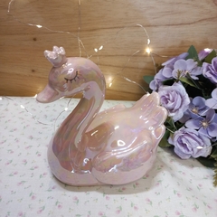 Cisne de ceramica 14 cm - Somos tu Evento