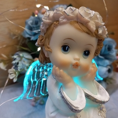ANGEL SENTADO EN LIBRO ADORNO DE TORTA - tienda online