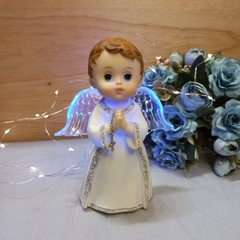 Angel Con Luz Comunion Adorno Torta 17 cm - comprar online