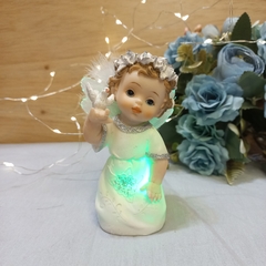 Angel Con PAJARITO luz multicolor Comunion Adorno Torta en internet