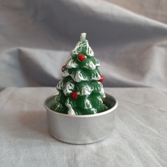VELA DE CERA PAPA NOEL ARBOL NAVIDAD