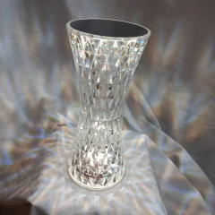 Velador Efecto Cristal Acrilico Recargable Usb - comprar online