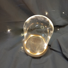 CUPULA CON LUZ 20X14 CM CENTRO DE MESA DECO en internet