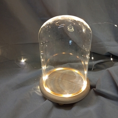 CUPULA CON LUZ 20X14 CM CENTRO DE MESA DECO