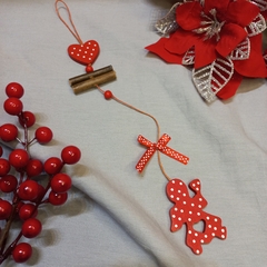DECO ABOLITO ADORNO COLGORIO ROJO - comprar online