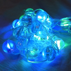 GUIRNALDA LED 30 BOLITAS USB
