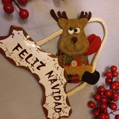 Muñecos navideños para colgar