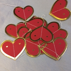 guirnalda 14 corazones - Somos tu Evento