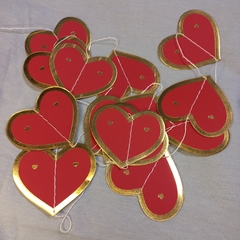 guirnalda 14 corazones - tienda online