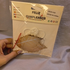 GUIRNALDA DE HOJAS METALIZADAS - Somos tu Evento