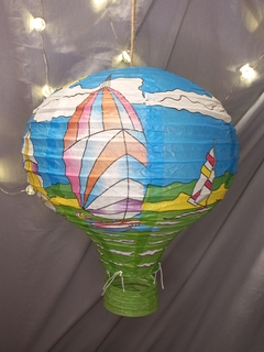 Lampara China Globo Aerostatico Chico 30cm en internet