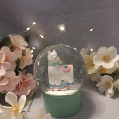 adorno bola de nieve de llama/ alpaca - tienda online