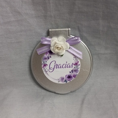 souvenir espejo redondo 6cm - Somos tu Evento