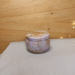 Latitas metálicas redonda brillo - tienda online