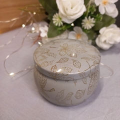 Latitas metálicas redonda brillo - comprar online