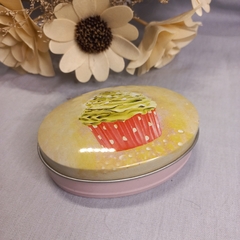 Lata Ovalada 8.5*6*2.8 Cm - Somos tu Evento