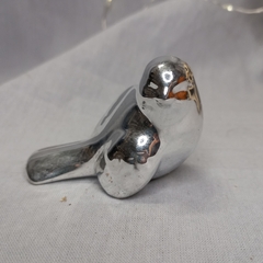 Adorno pajarito Figura De Cerámica Metalizada 5cm - tienda online