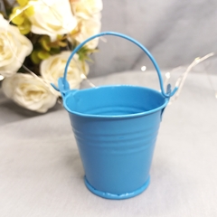 Mini Balde Metalicos Souvenir Colores 6cm
