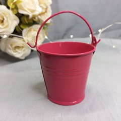 Souvenir Balde Metal Colores Mediano 7 Cm - tienda online