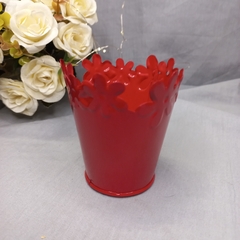 macetita flores rojo 7 x5 - tienda online