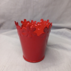 macetita flores rojo 7 x5 - comprar online