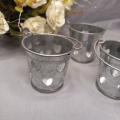 balde calado flor y corazon - comprar online